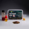 Прикорм для риби Метод МІКС "Криль полуниця" на фідер та флет-метод 4 в 1 UKR FISH підгодовування на коропа, амура