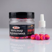 Pop Up Fluro UKR FISH 10mm 30g Кальмар Журавлина