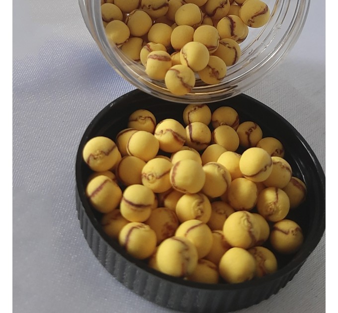 Pop up бойл TIGER NUTS 6 мм UKR FISH Плаваюча насадка для коропа, карася та амура та для флет-фідера