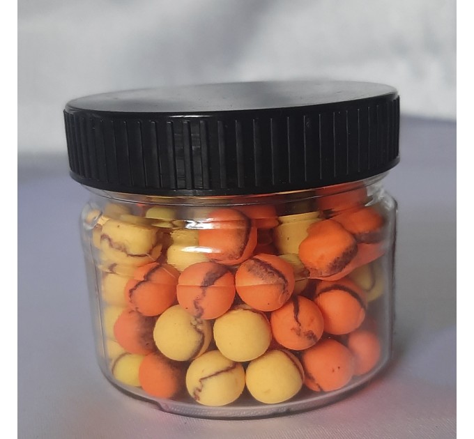 Pop up бойл MIX 8,6 мм UKR FISH Плаваюча насадка для лову коропа, карася та амура та для флет-фідера