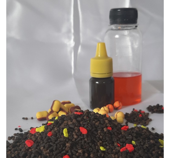 Прикорм для риби Метод МІКС Слива-Ананас 4 в 1 UKR FISH с добавкою GST + FLURO DIP В ПОДАРУНОК