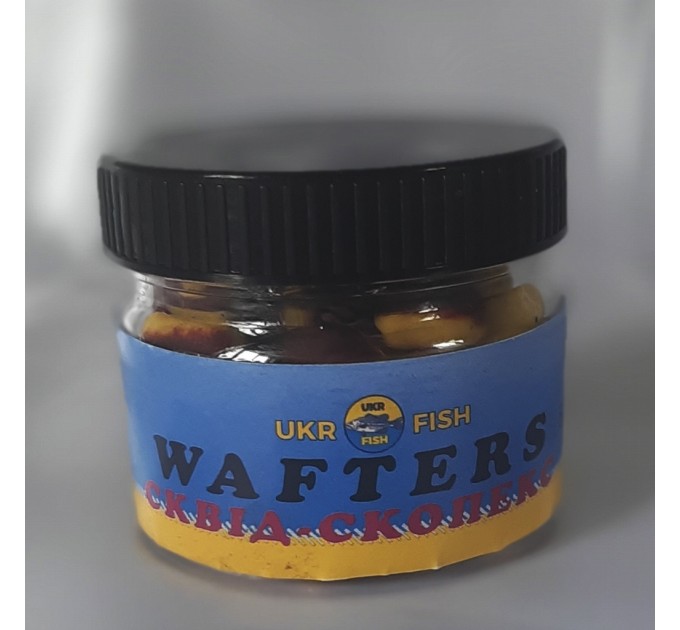 Бойли Wafters Скопекс-Сквід 8*12 мм UKR FISH Плаваюча насадка для лову коропа, карася та амура та для флет-фідера