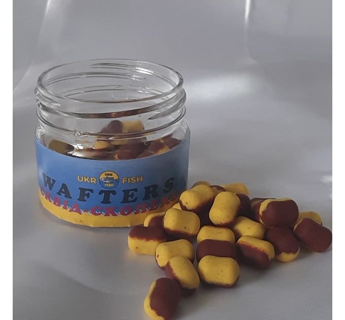 Бойли Wafters Скопекс-Сквід 8*12 мм UKR FISH Плаваюча насадка для лову коропа, карася та амура та для флет-фідера