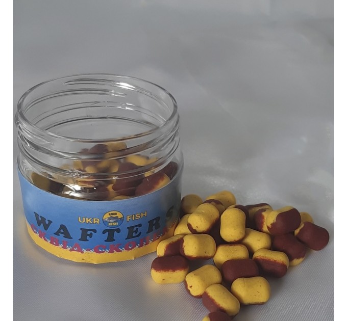 Бойли Wafters Скопекс-Сквід 8*12 мм UKR FISH Плаваюча насадка для лову коропа, карася та амура та для флет-фідера