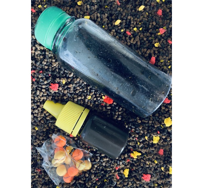 Прикорм для риби Метод МІКС "Кальмар восьминіг" на фідер та флет-метод 4 в 1 UKR FISH підгодовування на коропа, амура