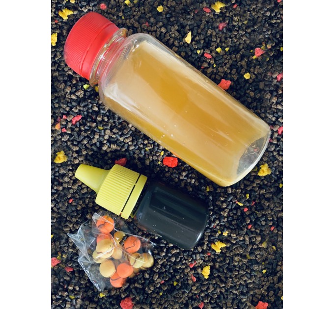 Прикорм для риби Метод МІКС "Кукурудза тигровий горіх" на фідер та флет-метод 4 в 1 UKR FISH підгодовування на коропа