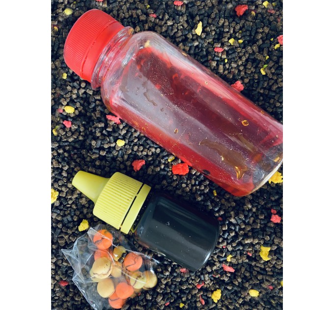 Прикорм для риби Метод МІКС "Фруктовий мікс" на фідер та флет-метод 4 в 1 UKR FISH підгодовування на коропа