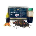 Прикорм для риби Метод МІКС "Червоний перець" на фідер та флет-метод 4в1 UKR FISH підгодовування на коропа