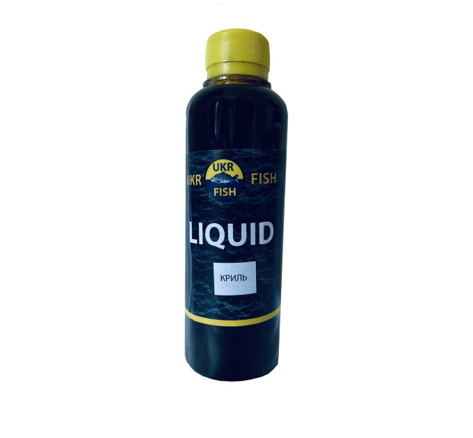 Ліквід Liquid КРИЛЬ рідка добавка UKR FISH 300 мл, на прикорм для залучення риби в місце корму